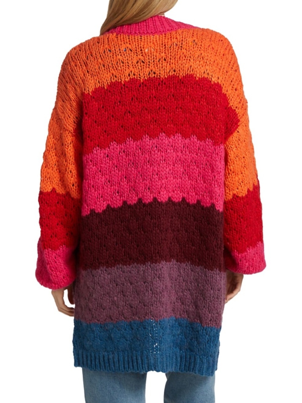 NEW Farm Rio Striped Cardigan Multi Small - Picture 11 of 17